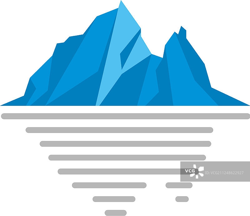 冰山冷冻标志图片素材