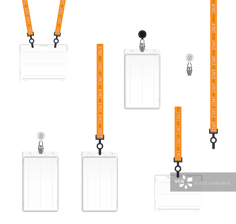 逼真风格塑料徽章样品图片素材