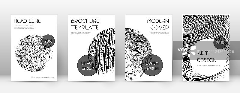 时尚宣传册封面设计模板图片素材