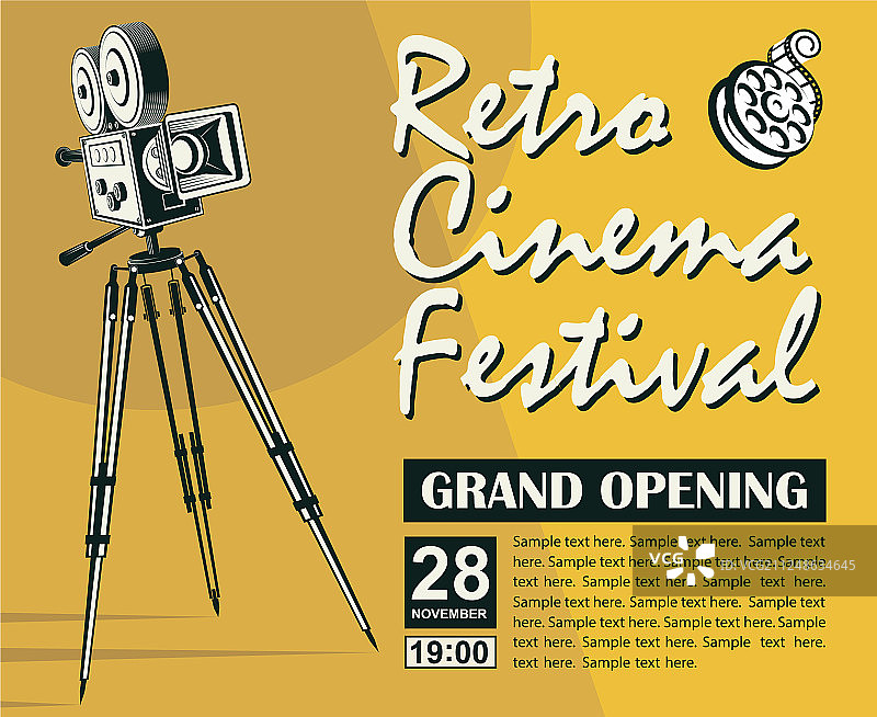 电影摄影海报图片素材