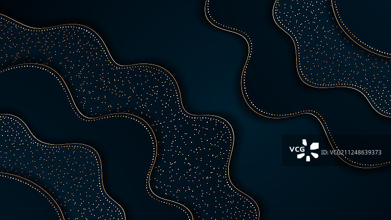 鲜艳的纸波浪层剪纸背景图片素材