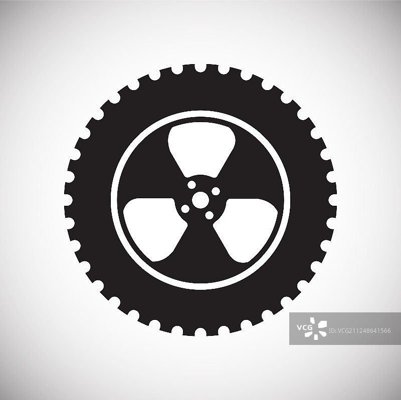 网页图形用白色背景车轮图标图片素材