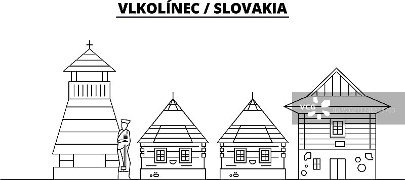 斯洛伐克弗尔科利内茨著名旅游地标图片素材