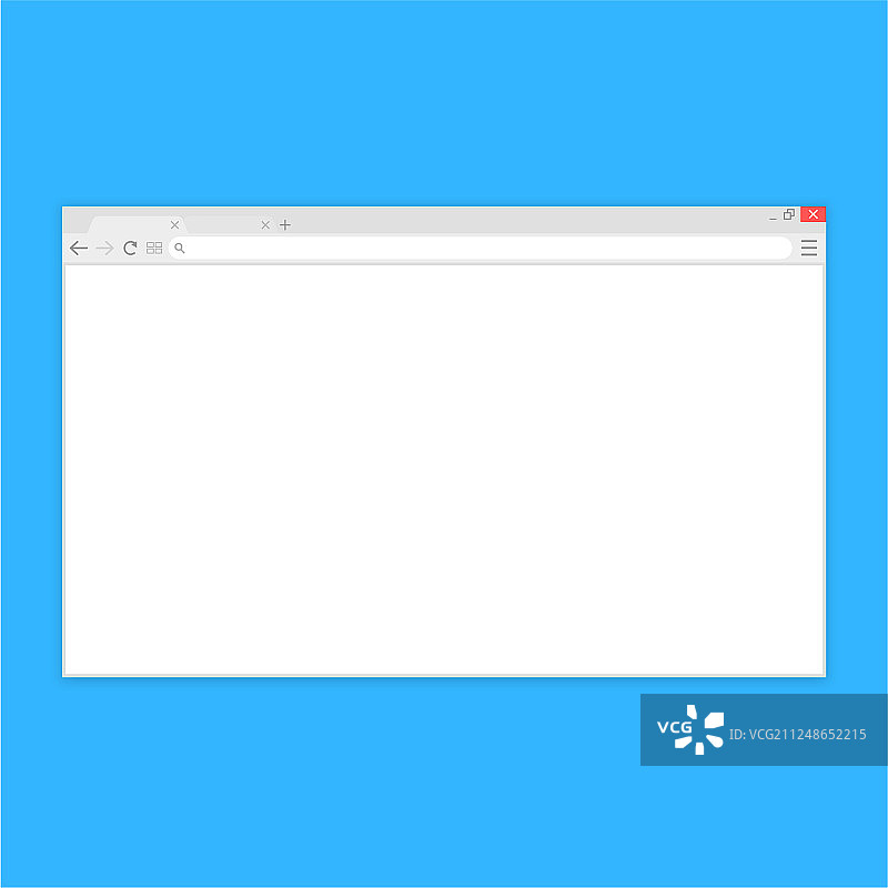 扁平风格的浏览器窗口图片素材