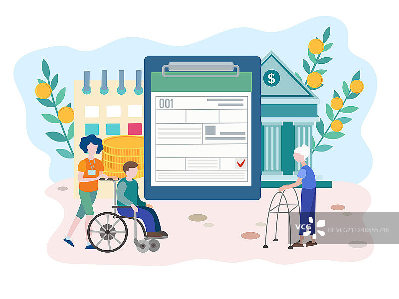 社保福利表格填写图片素材