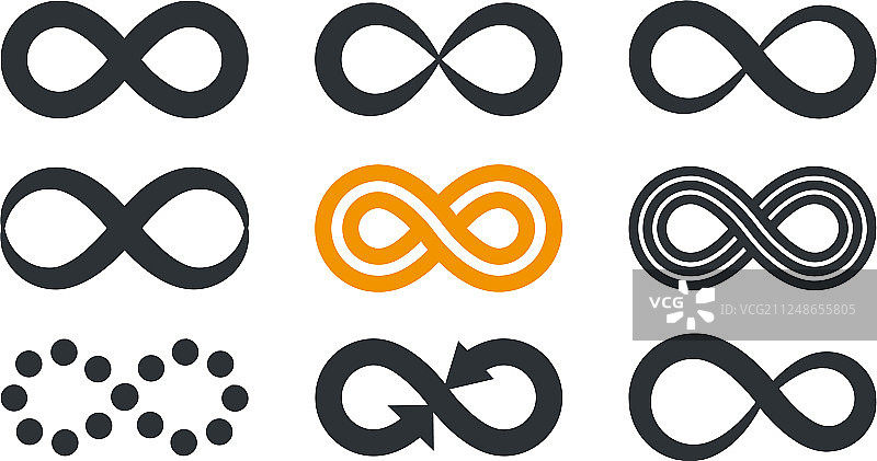 无限符号重复和无限制图片素材