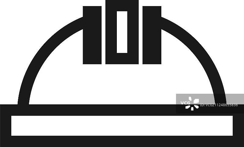 建筑头盔图标设计模板图片素材