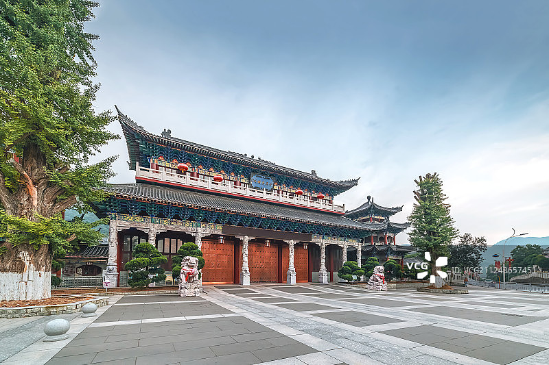 江西萍乡晚清民俗文化商业街景区安源锦绣城图片素材