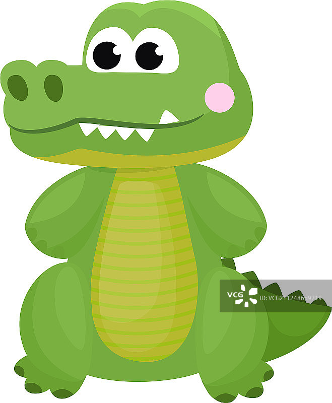 鳄鱼卡通形象图片素材
