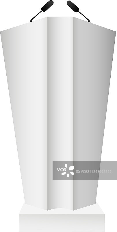 白色领奖台论坛讲台图片素材