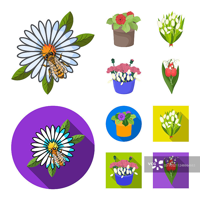 春季花环符号设计图片素材