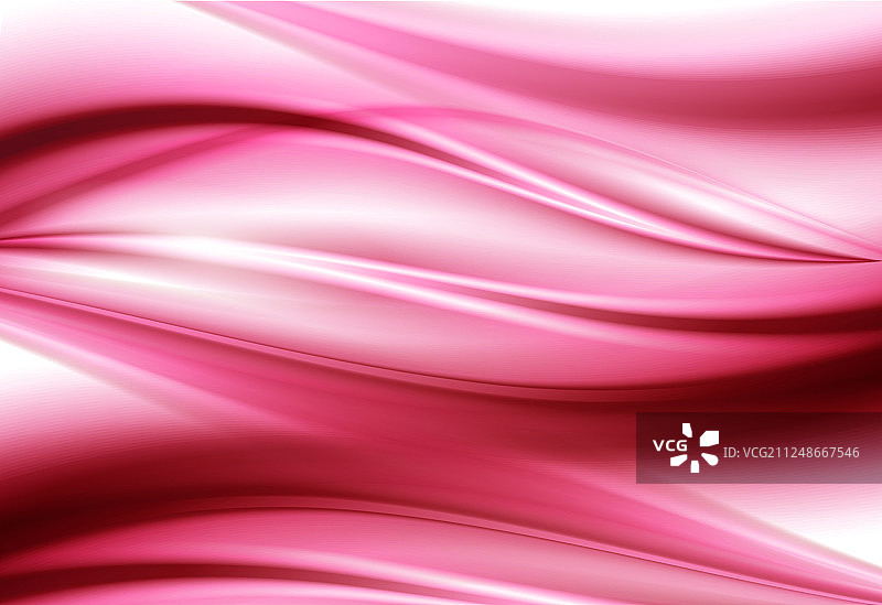 柔美的粉色缎面褶皱背景图片素材