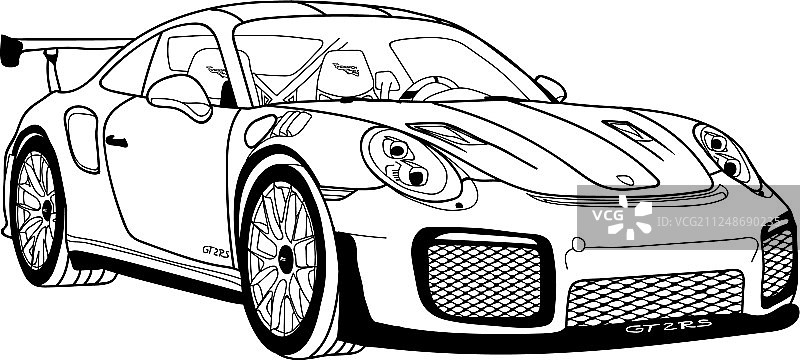 保时捷GT2 RS图片素材