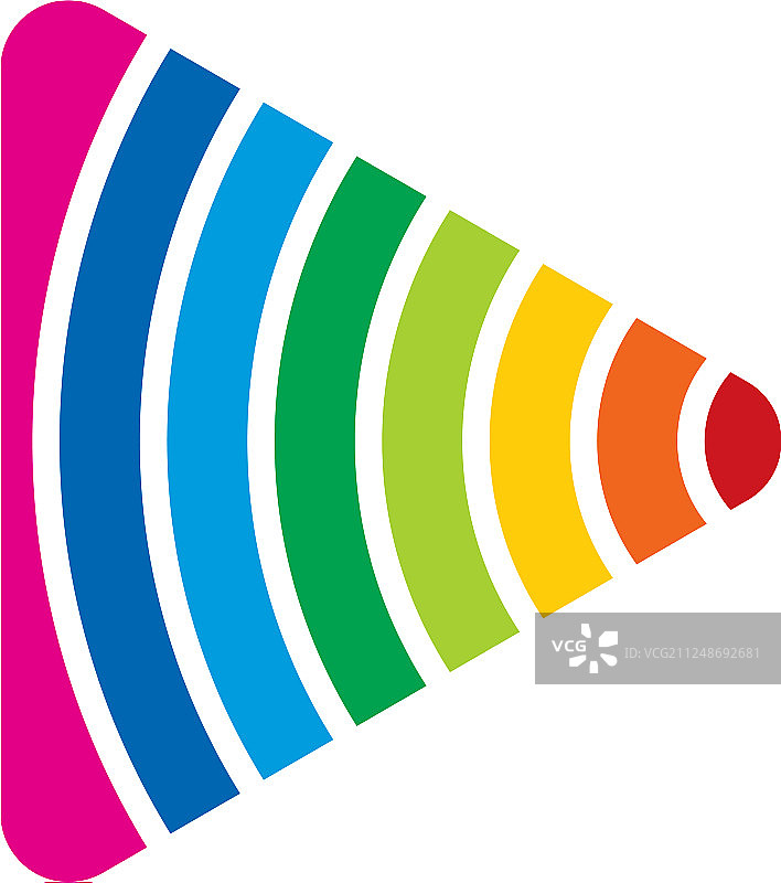 波浪标志图标设计图片素材