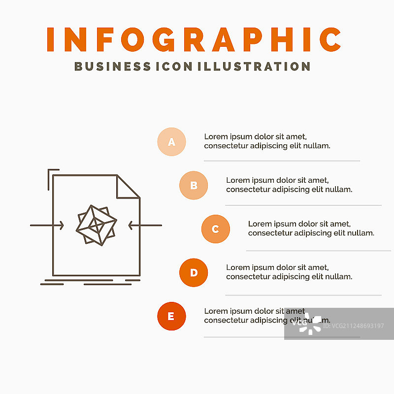 3D文档文件对象处理信息图图片素材