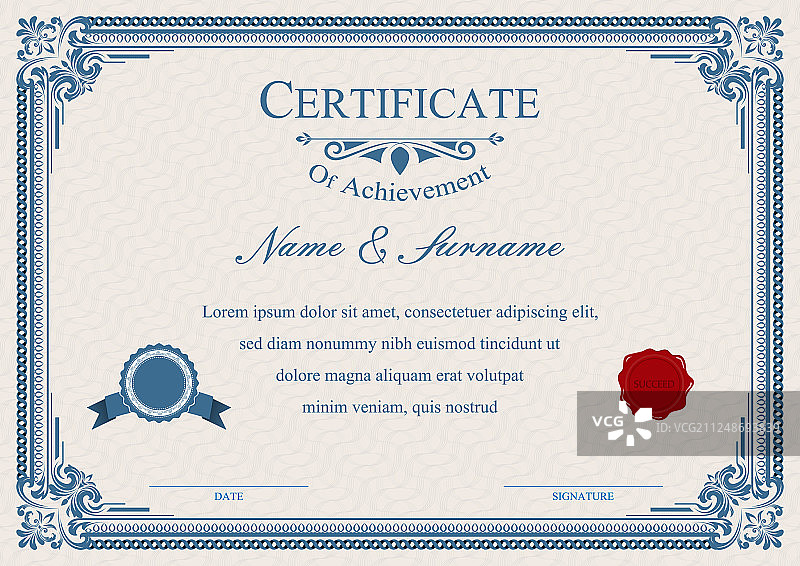 复古文凭图片素材