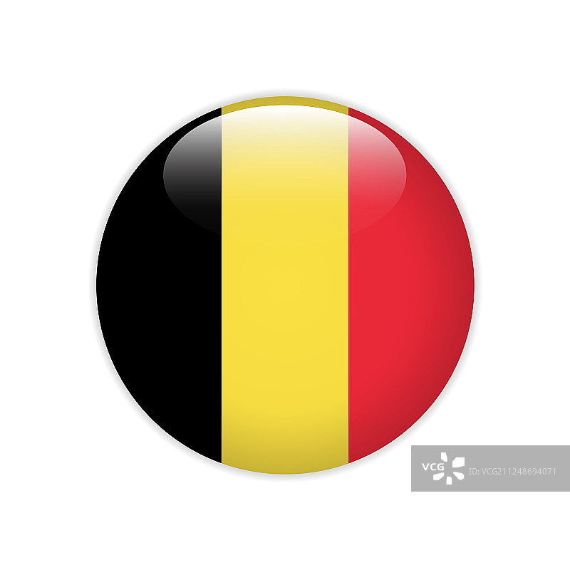 比利时国旗徽章图片素材