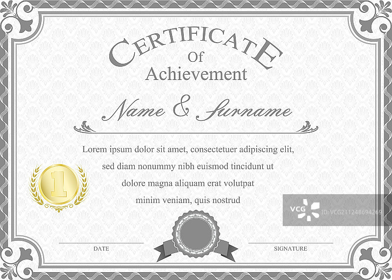 复古文凭图片素材