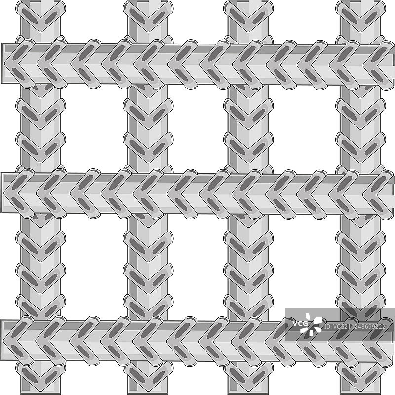 金属树枝骨架的格子图片素材
