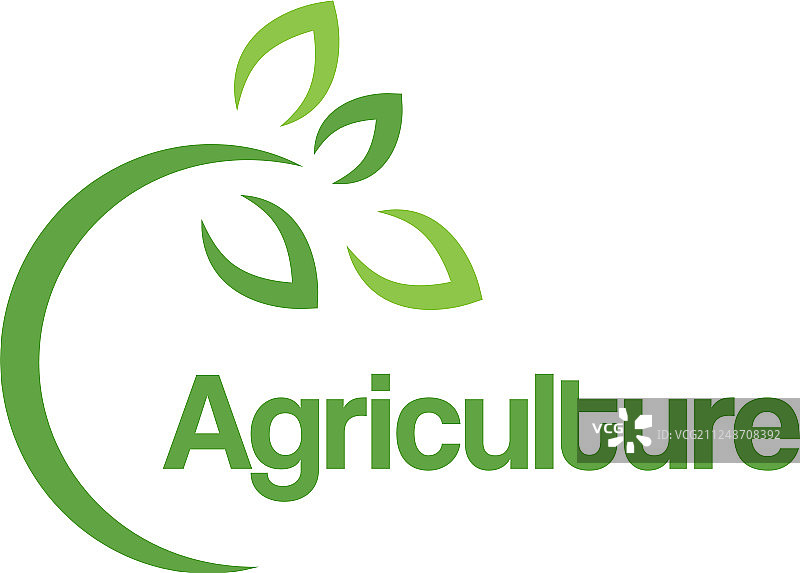 绿色农业logo设计模板图片素材