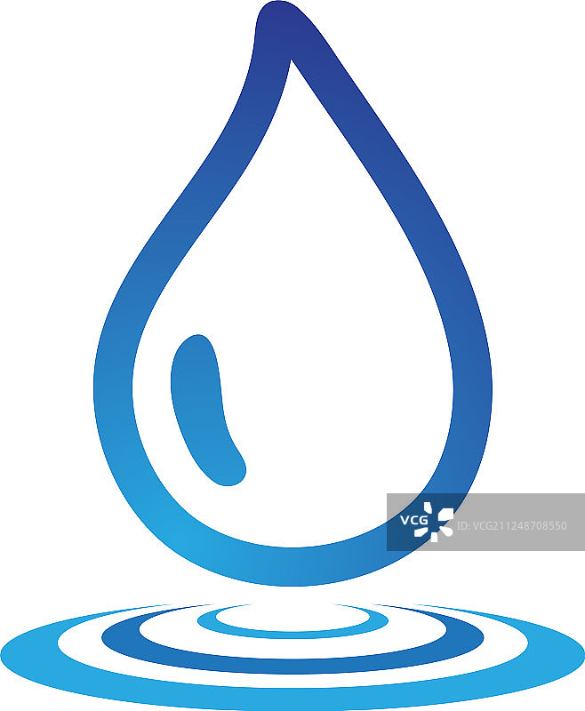 水滴标志模板设计图片素材