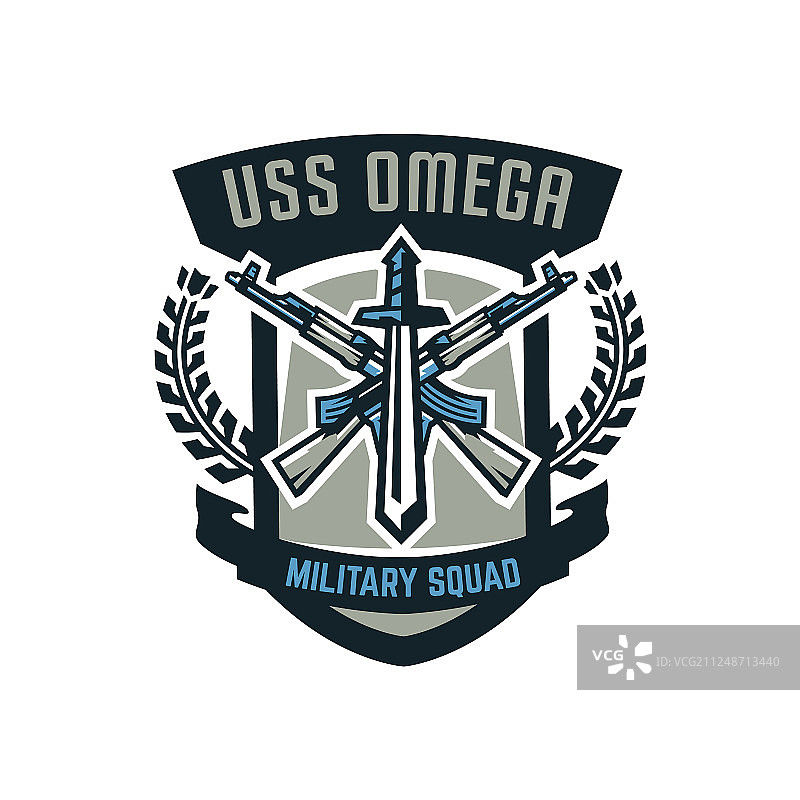 军事武器机枪标志图片素材