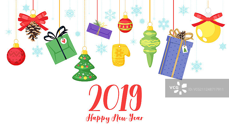 新年和圣诞贺卡图片素材