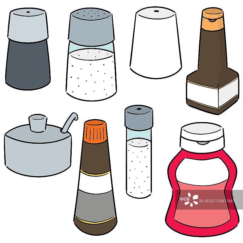 调味瓶合集图片素材