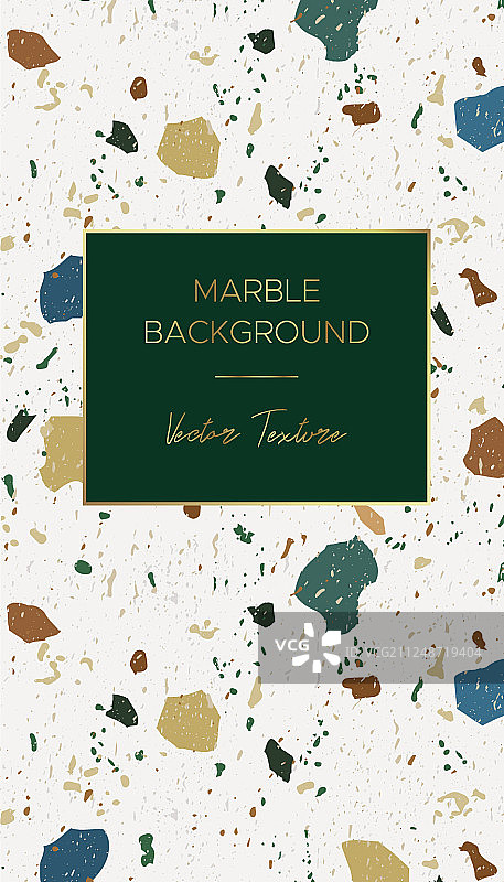 具有水磨石经典意大利纹理的设计卡片图片素材