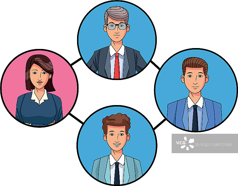 商务人士头像图片素材