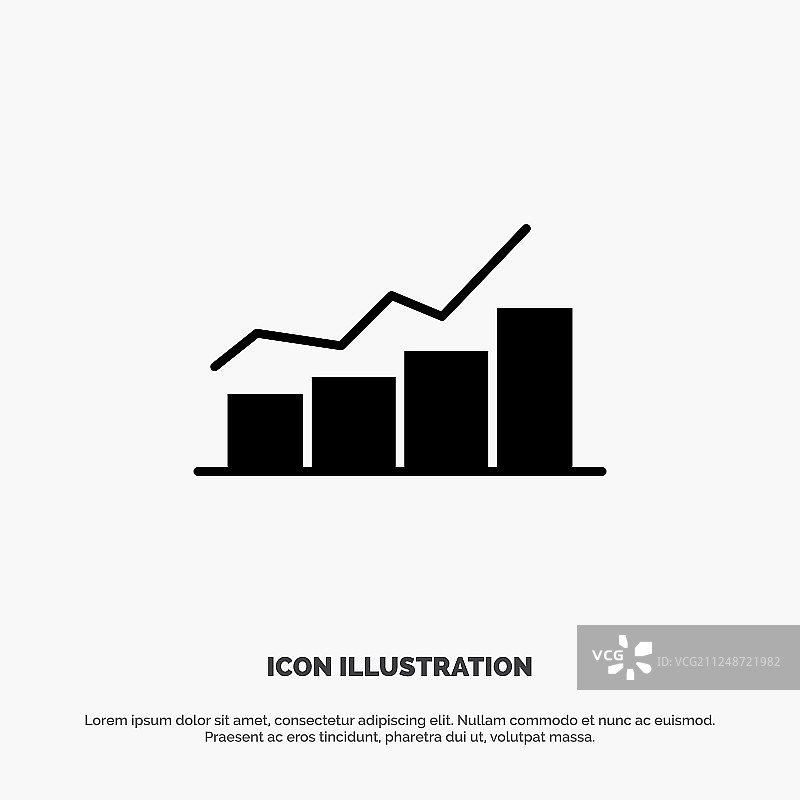 增长图表流程图，提高进度图片素材