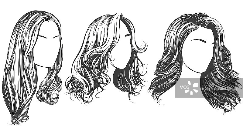 美丽的女孩面部图片素材