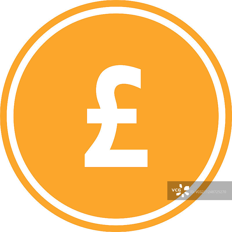 英镑货币图标设计模板图片素材