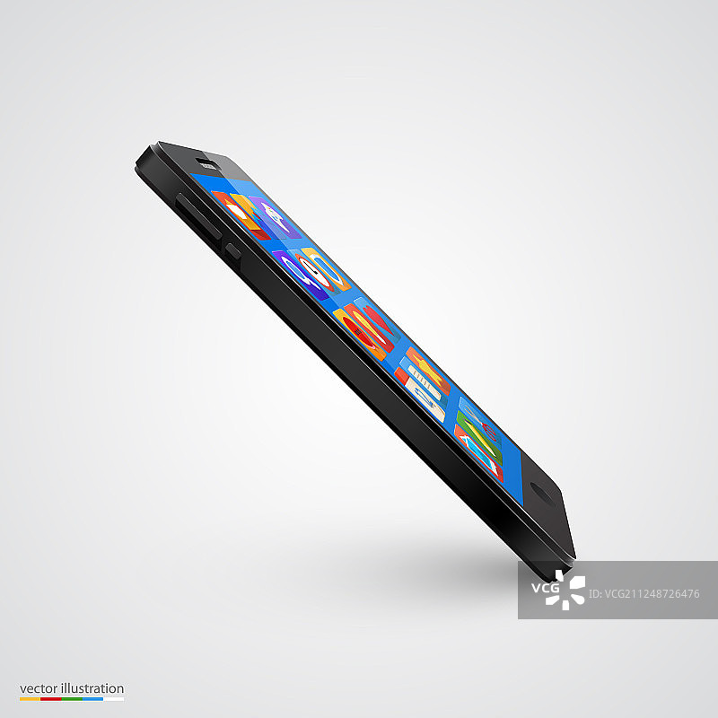 白色背景上的手机图片素材