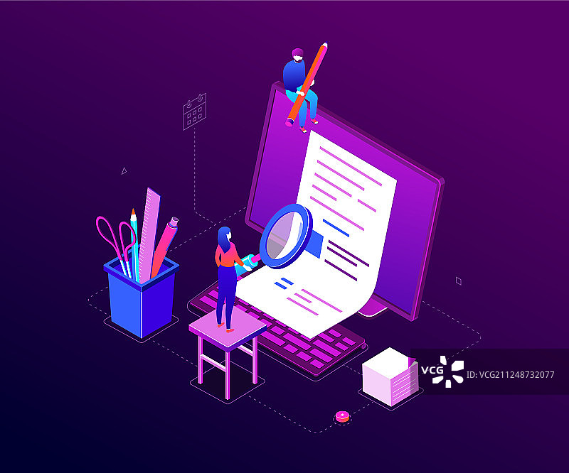 现代彩色2.5D文案概念图片素材