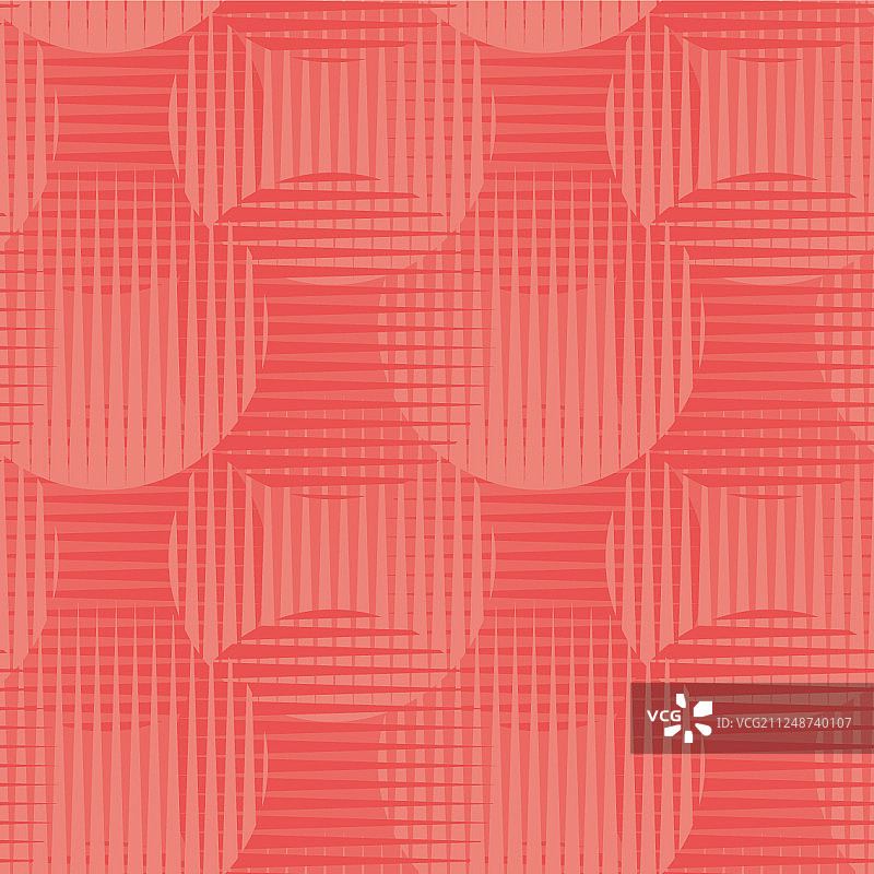 珊瑚色调的几何无缝图案图片素材