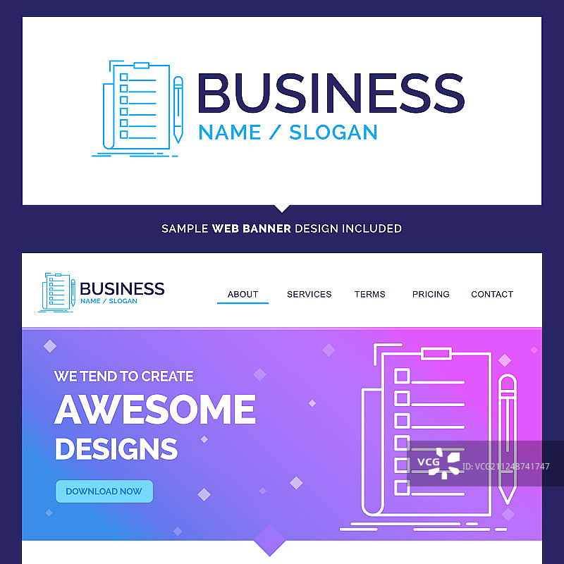 精美的商业概念品牌名称图片素材