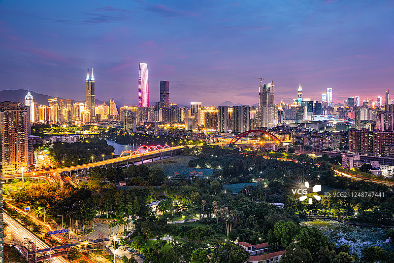 深圳城市风光图片素材
