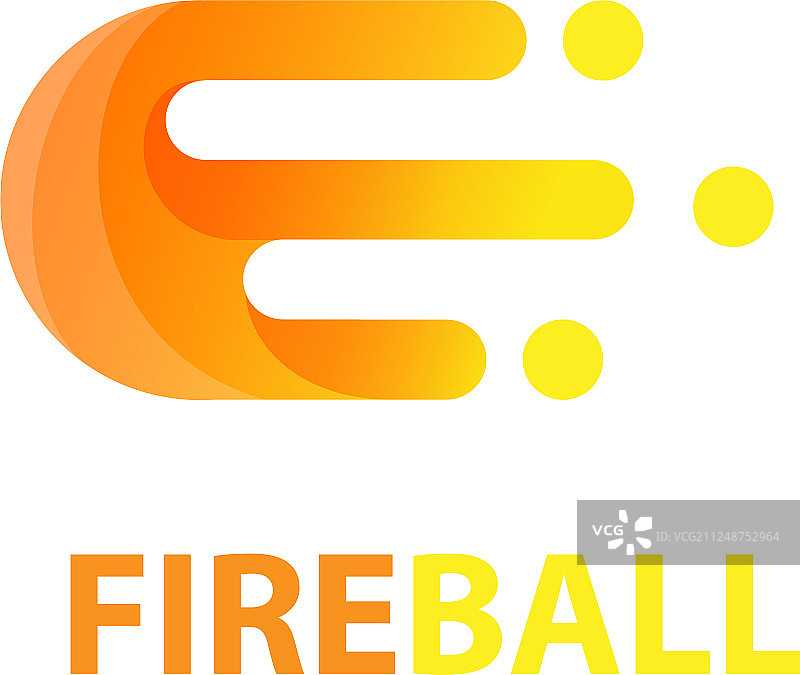 火球Logo字母E设计图片素材