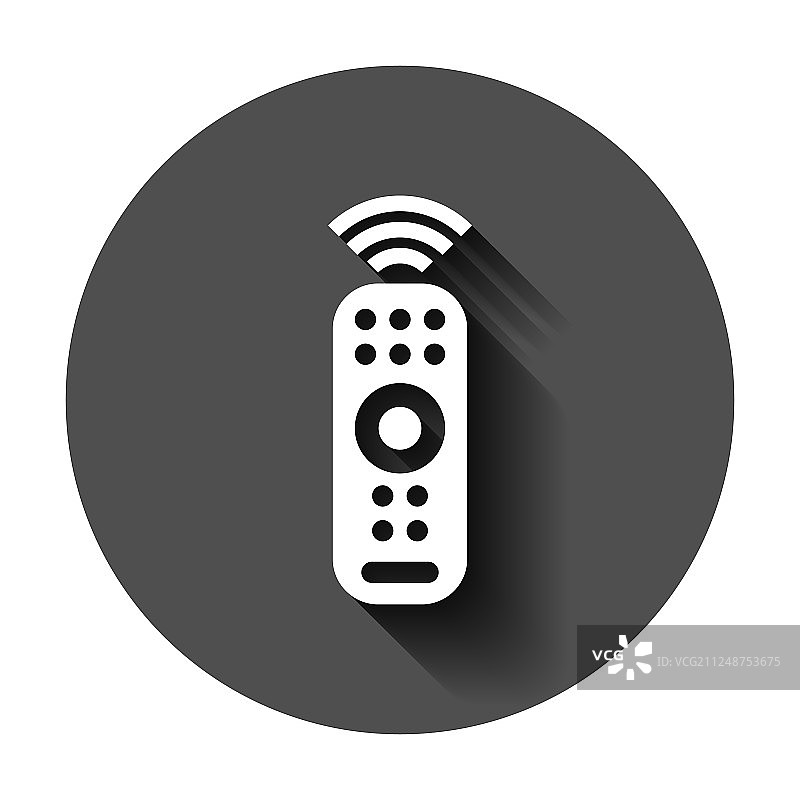 扁平风格红外线遥控器图标图片素材