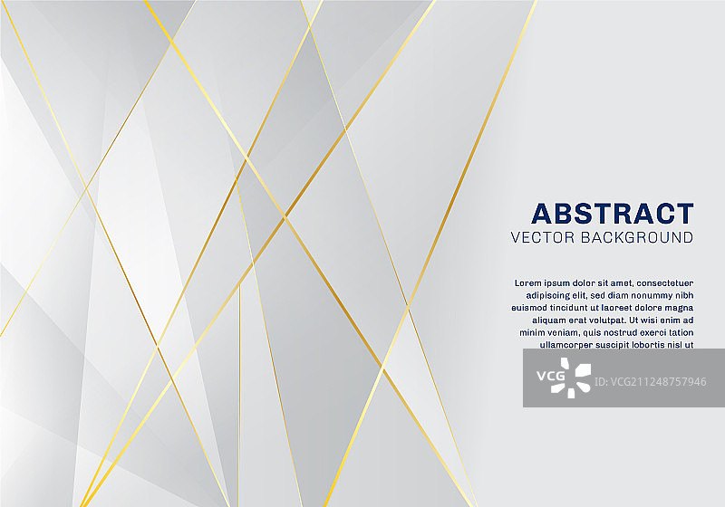 白色背景上的抽象多边形奢华图案图片素材