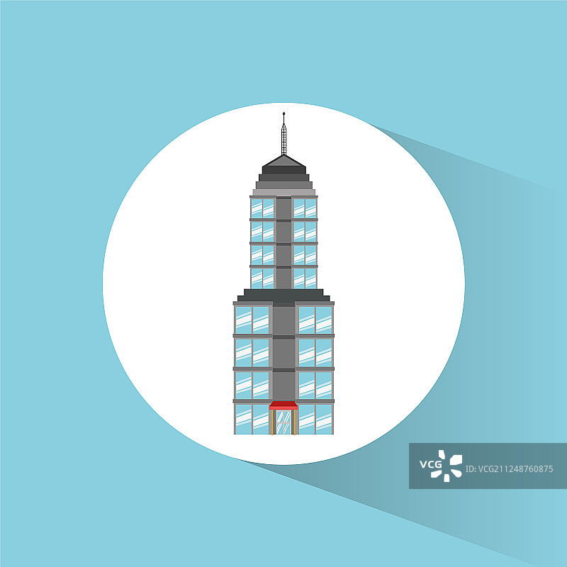 地标建筑旅游图标图片素材