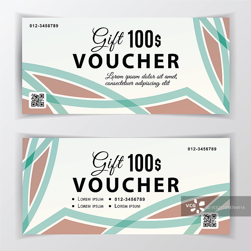 通用礼品券宣传单模板图片素材