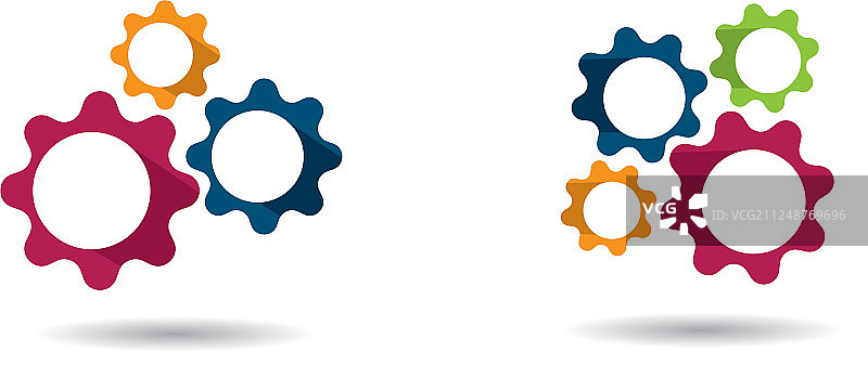 齿轮机械标志图标图片素材