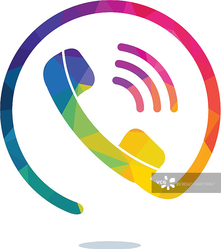 电话标志模板设计图片素材