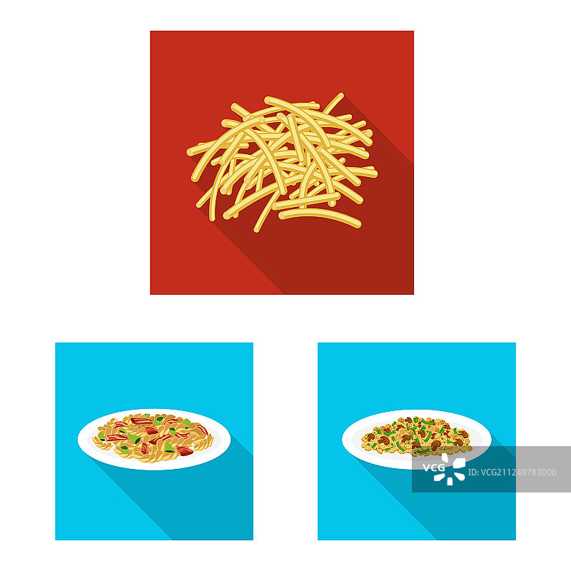 意大利面与碳水化合物logo合集图片素材