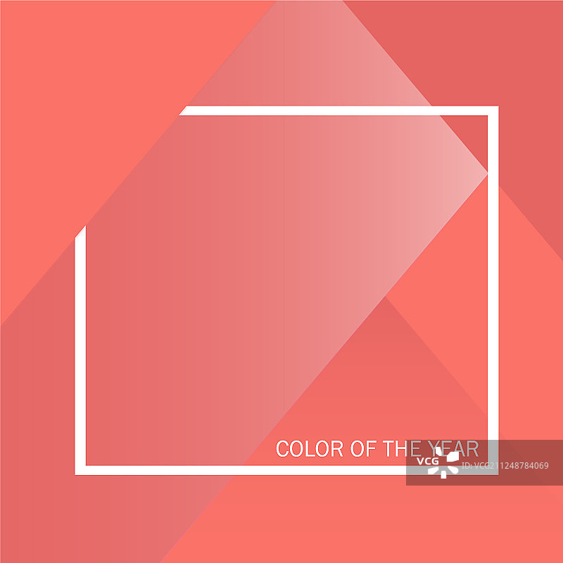 年度流行色：活力珊瑚色图片素材