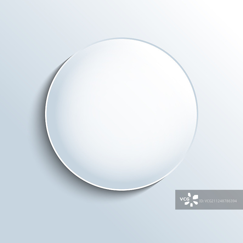 白色玻璃球形按钮图片素材