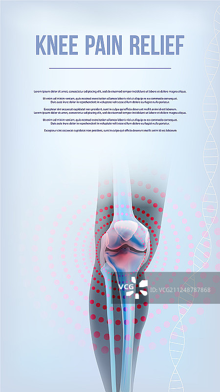 膝盖疼痛缓解图片素材