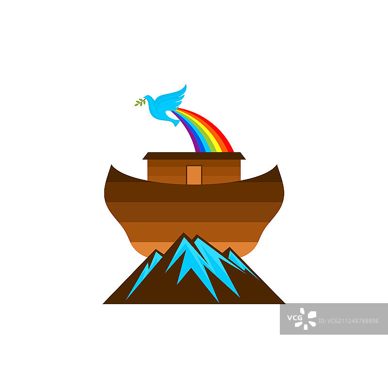 诺亚方舟山顶logo图片素材